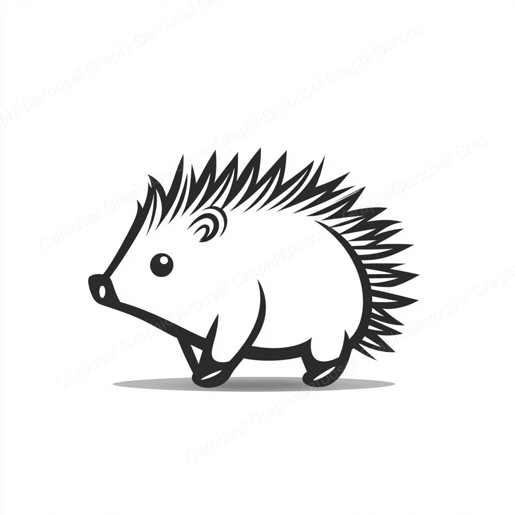 Porcupine Vector Graphic preview