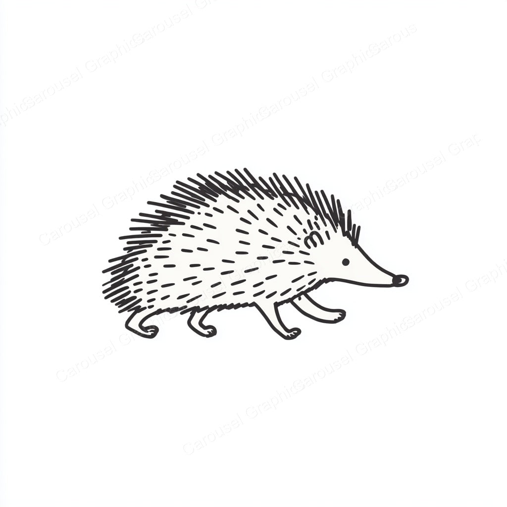 Porcupine Vector Graphic preview