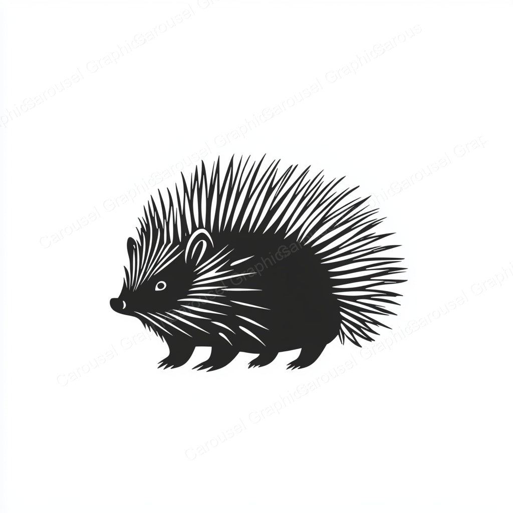 Porcupine Vector Graphic preview