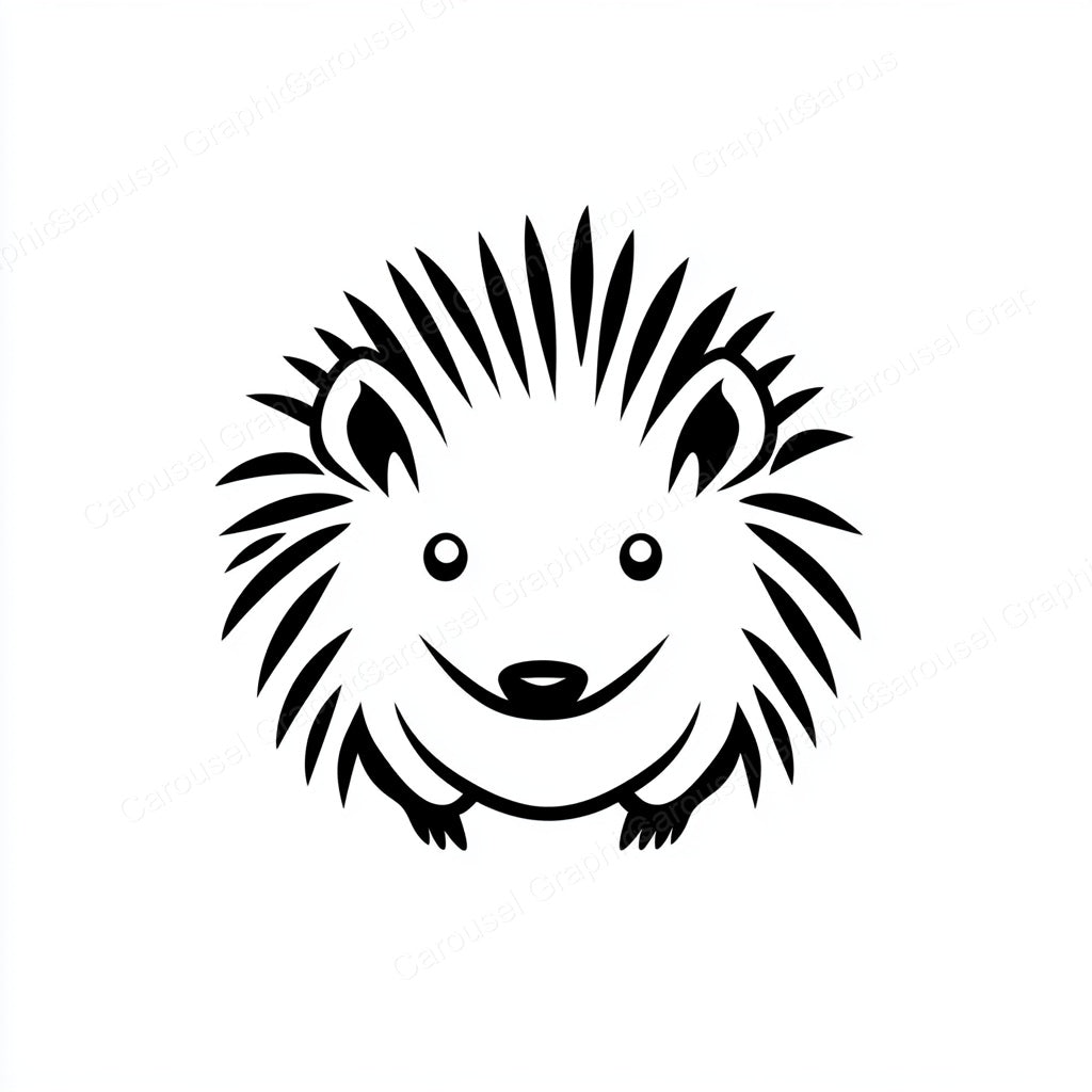 Porcupine Vector Graphic preview