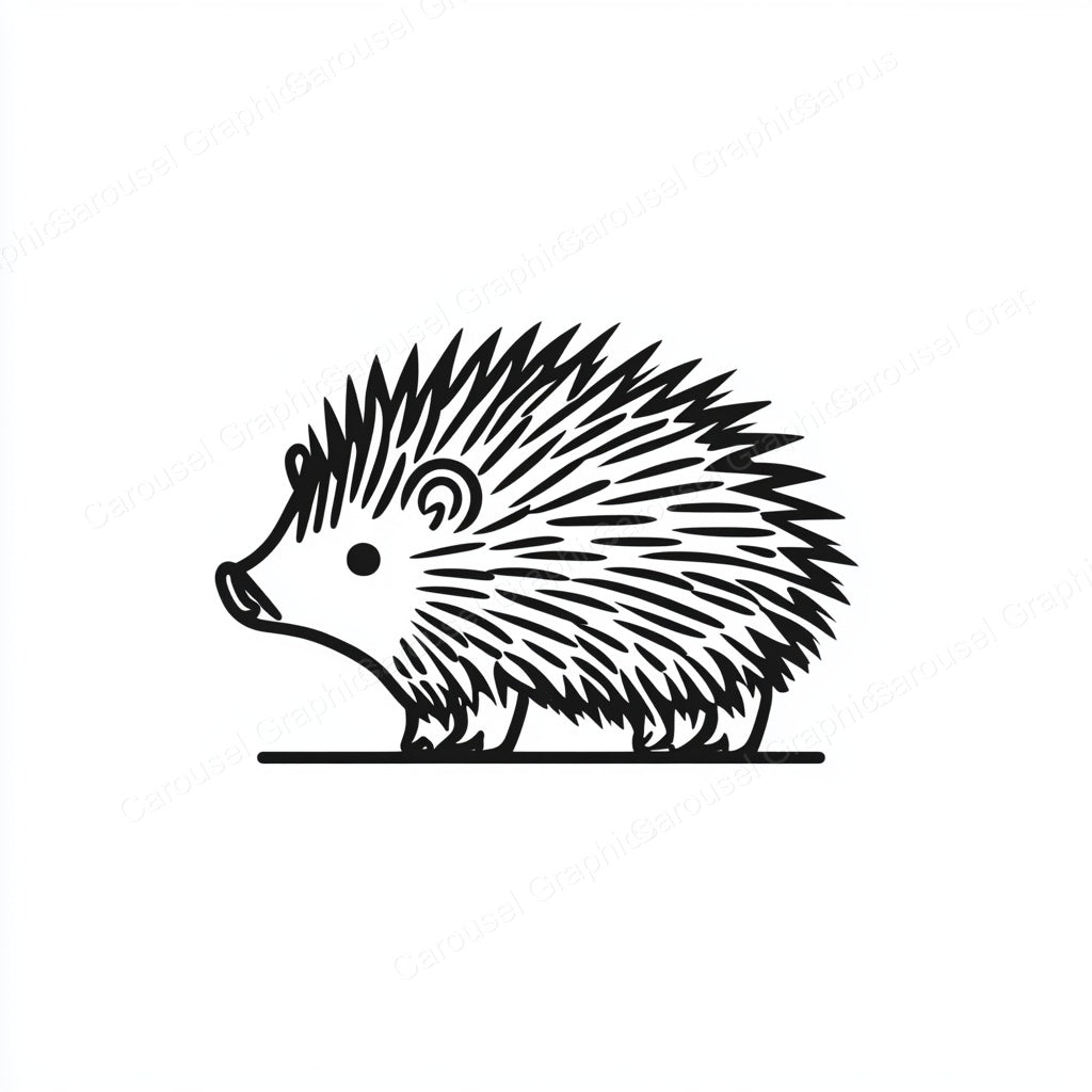 Porcupine Vector Graphic preview