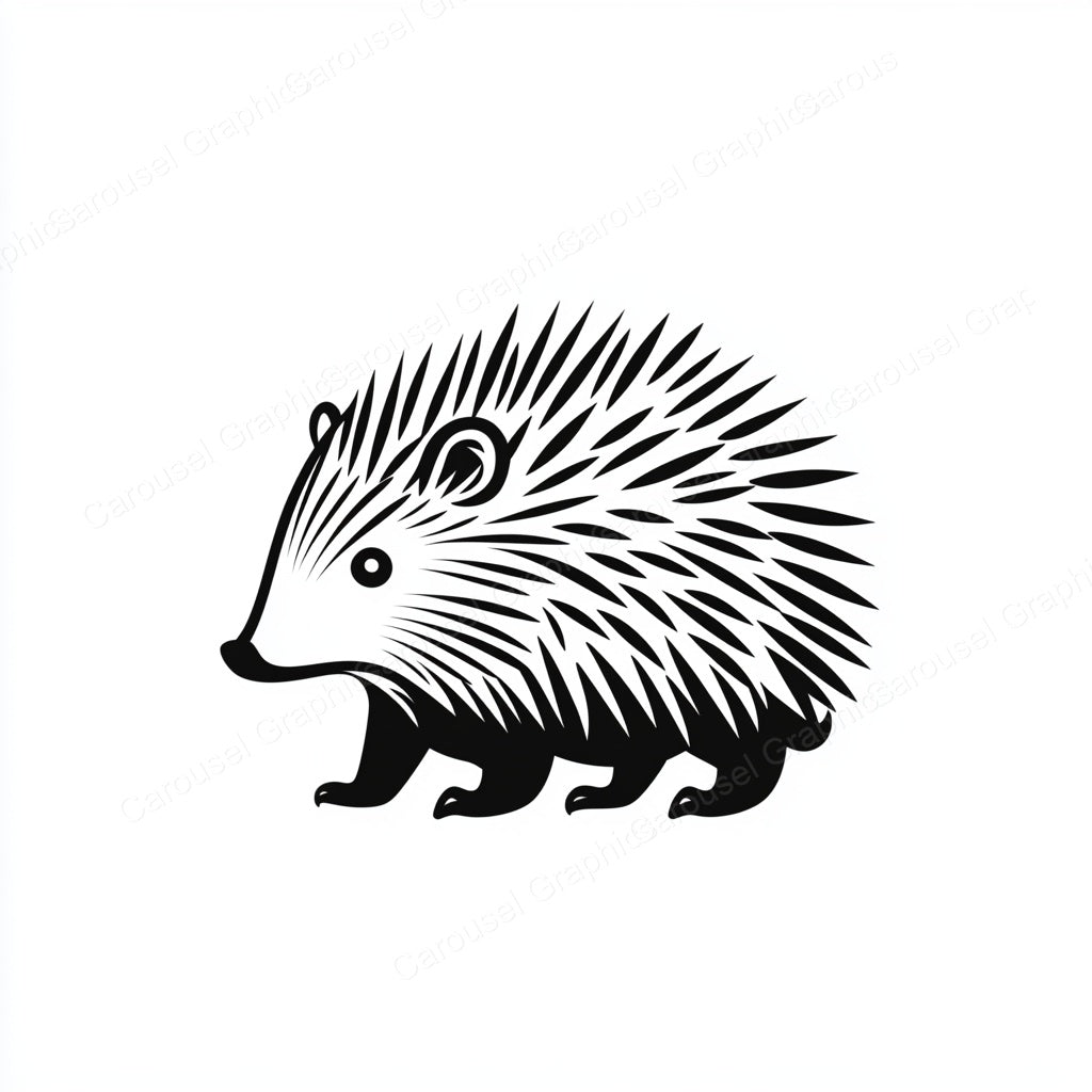 Porcupine Vector Graphic preview