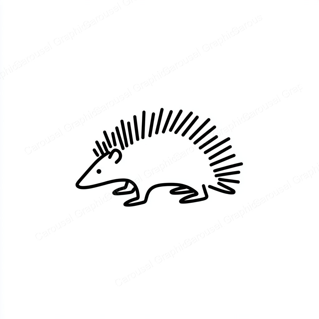 Porcupine Vector Graphic preview