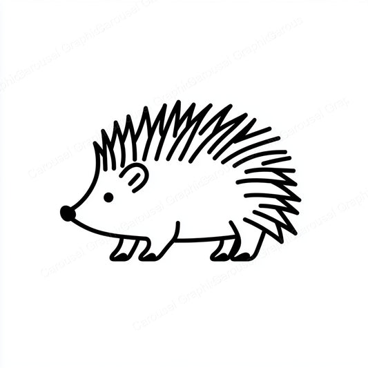 Porcupine Vector Graphic preview