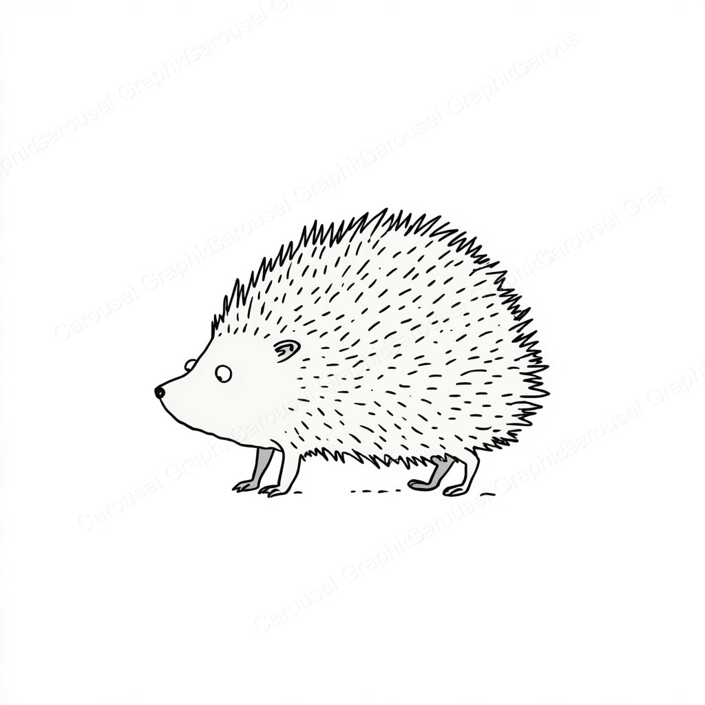 Porcupine Vector Graphic preview