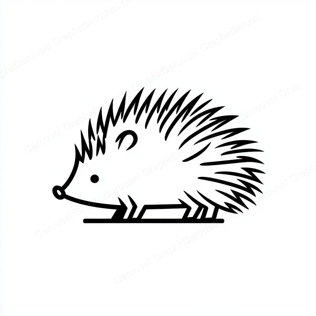 Porcupine Vector Graphic preview