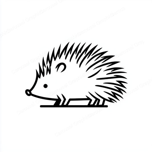 Porcupine Vector Graphic preview