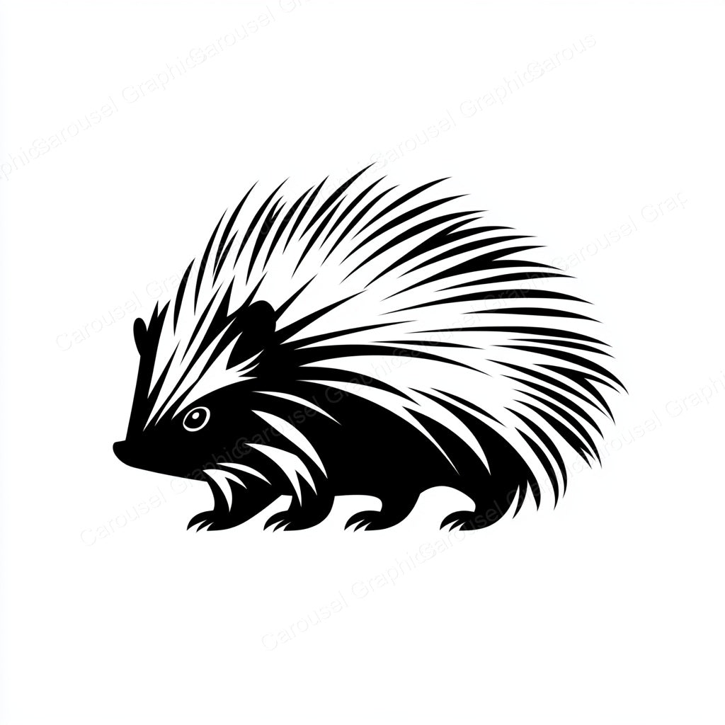 Porcupine Vector Graphic preview
