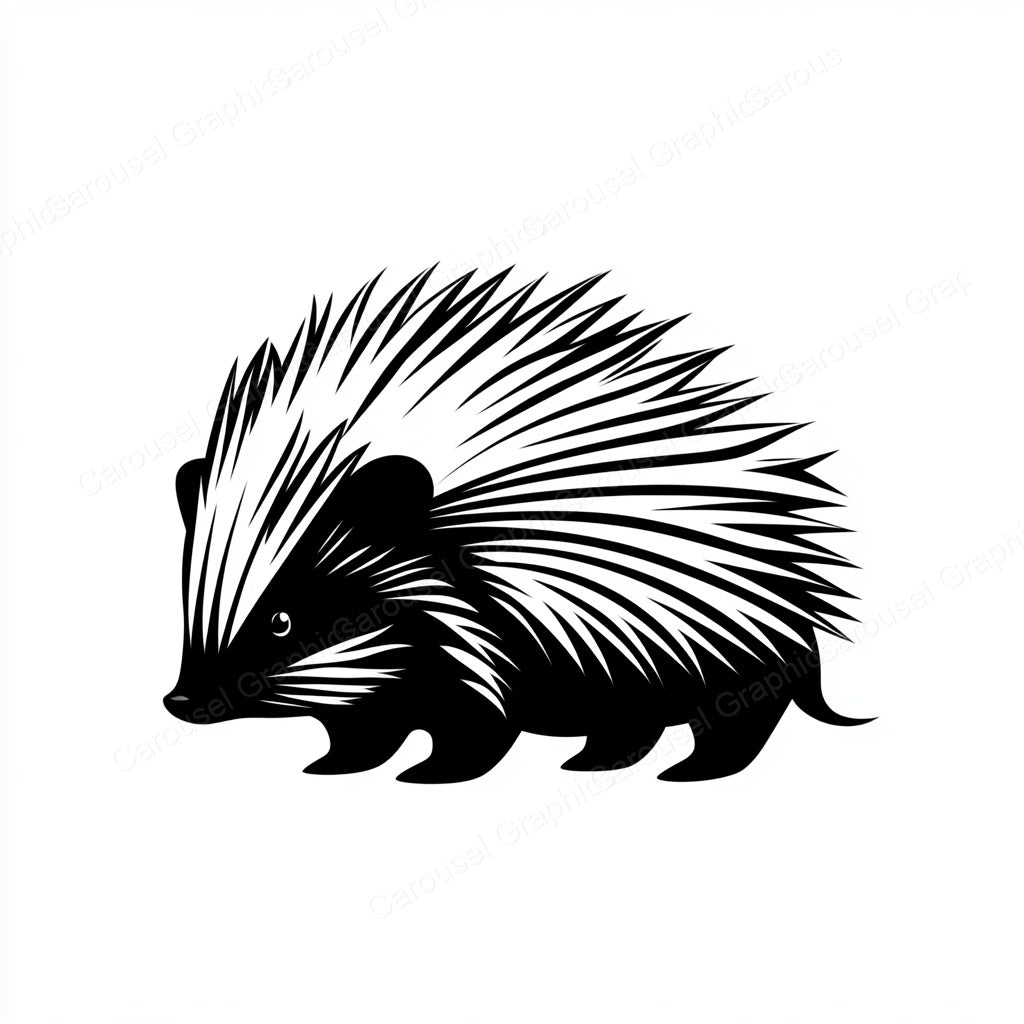 Porcupine Vector Graphic preview