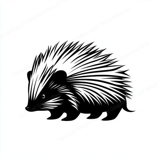 Porcupine Vector Graphic preview