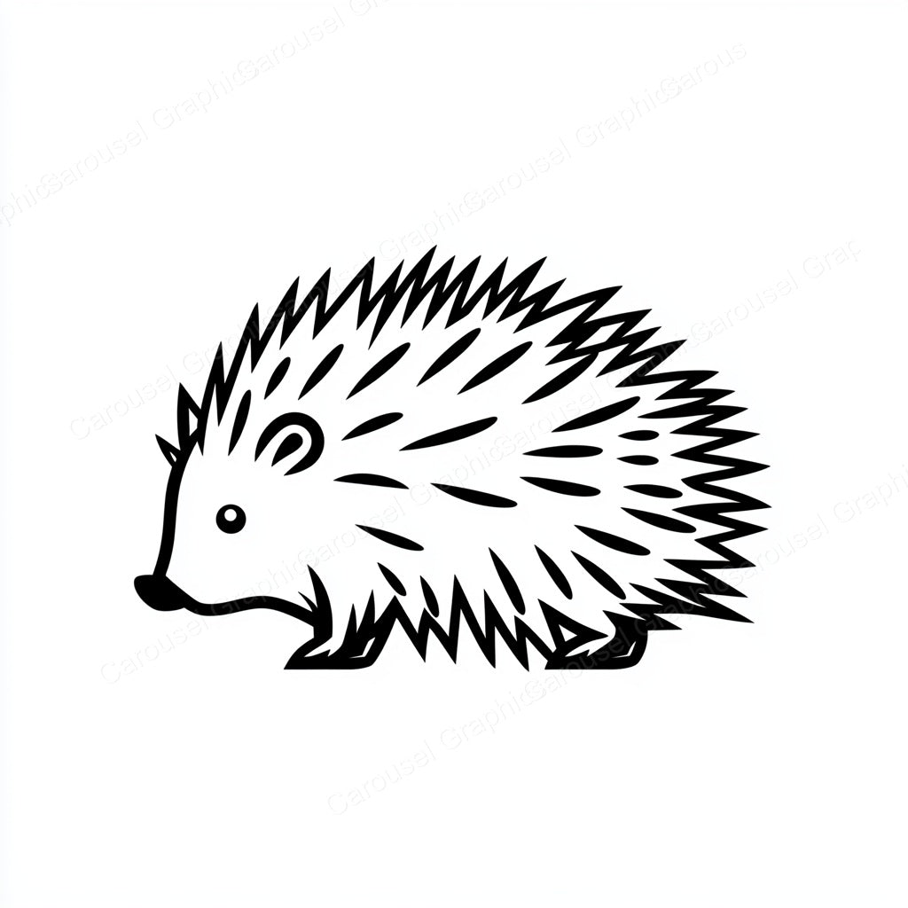 Porcupine Vector Graphic preview