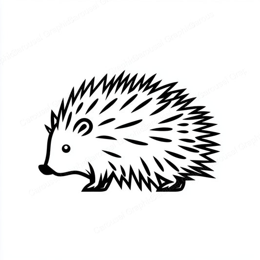 Porcupine Vector Graphic preview