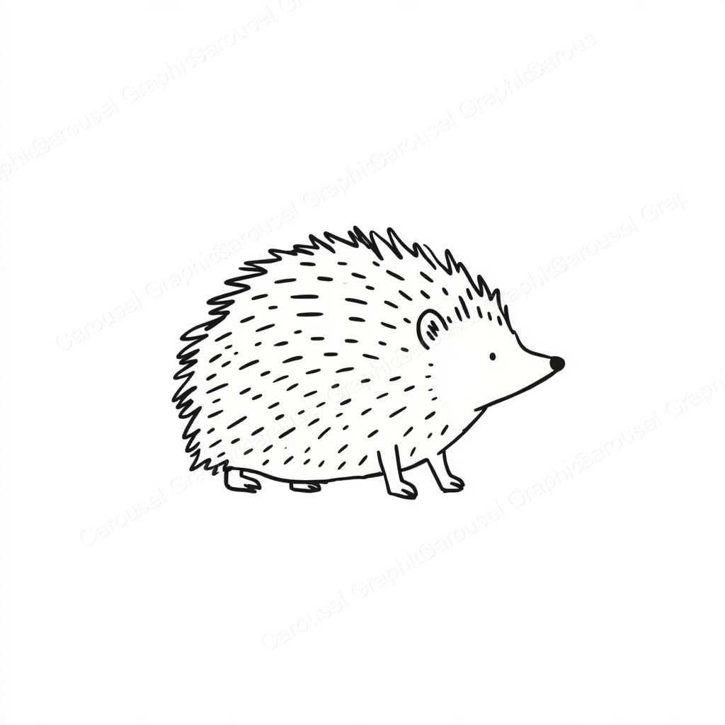 Porcupine Vector Graphic preview