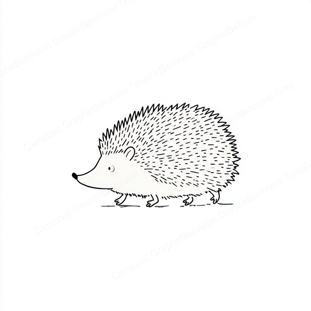 Porcupine Vector Graphic preview