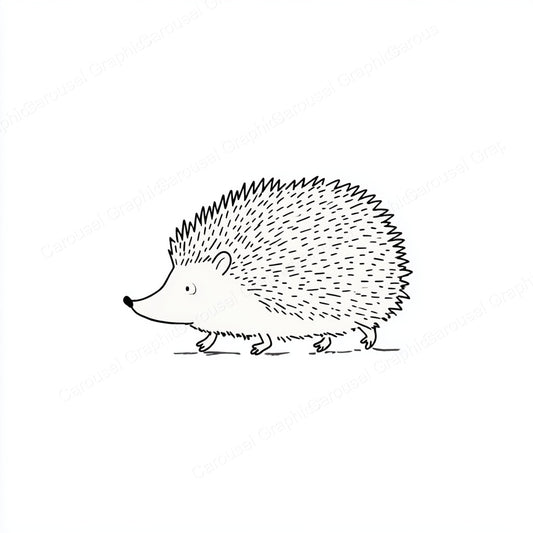 Porcupine Vector Graphic preview