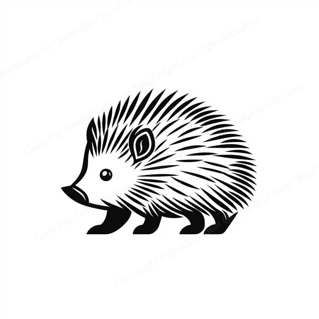 Porcupine Vector Graphic preview