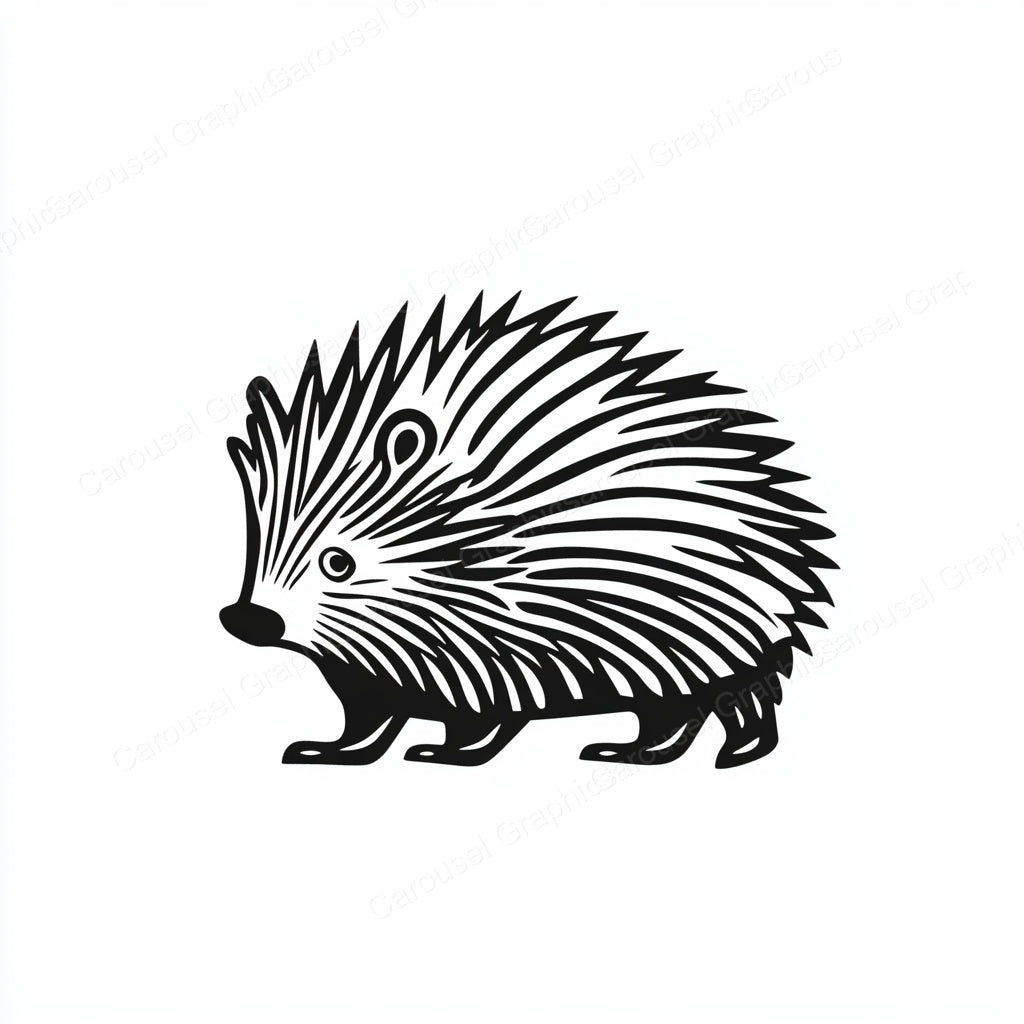 Porcupine Vector Graphic preview