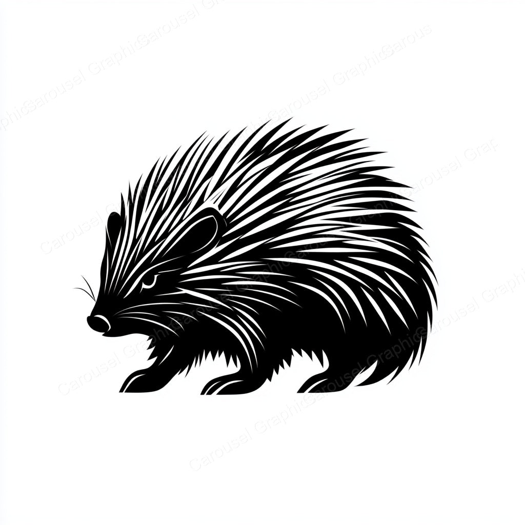 Porcupine Vector Graphic preview