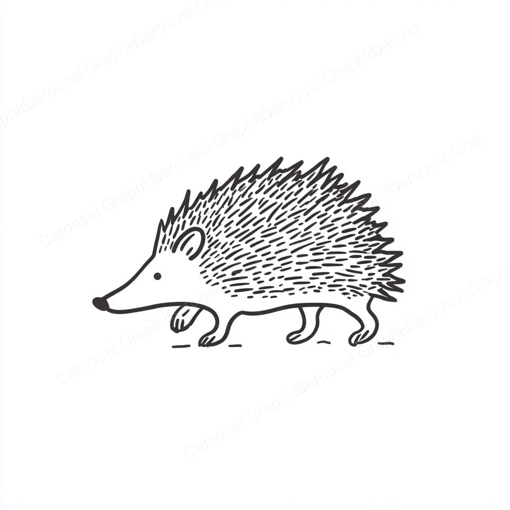 Porcupine Vector Graphic preview