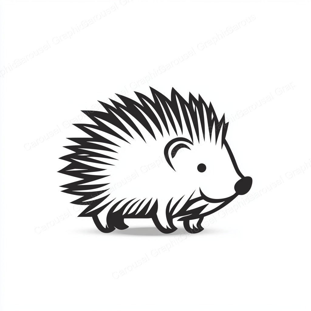 Porcupine Vector Graphic preview