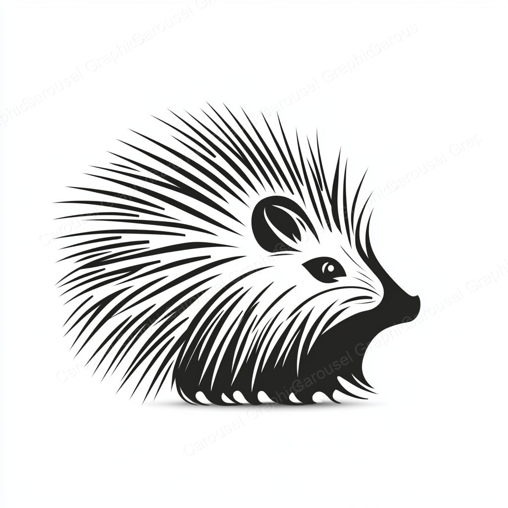 Porcupine Vector Graphic preview