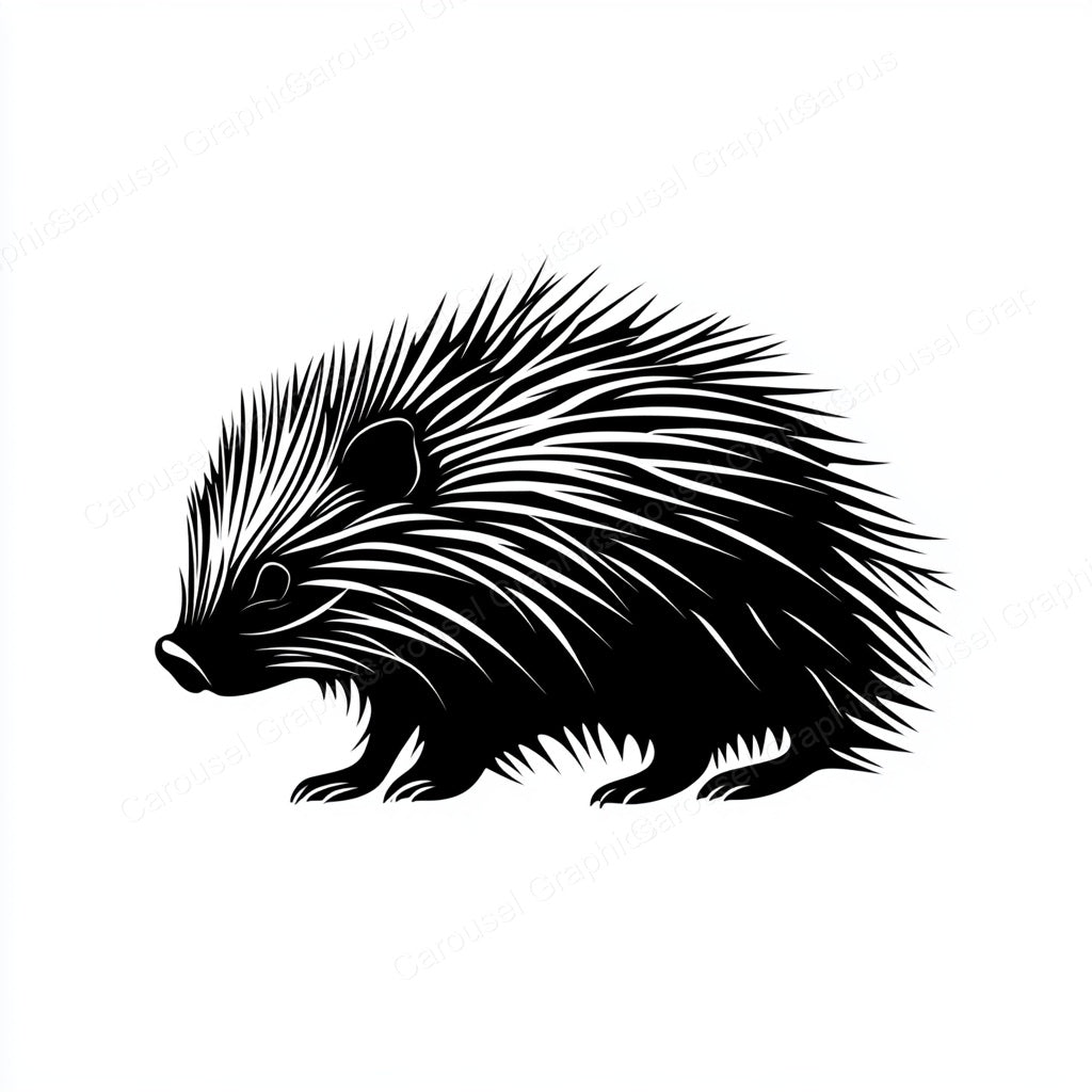 Porcupine Vector Graphic preview