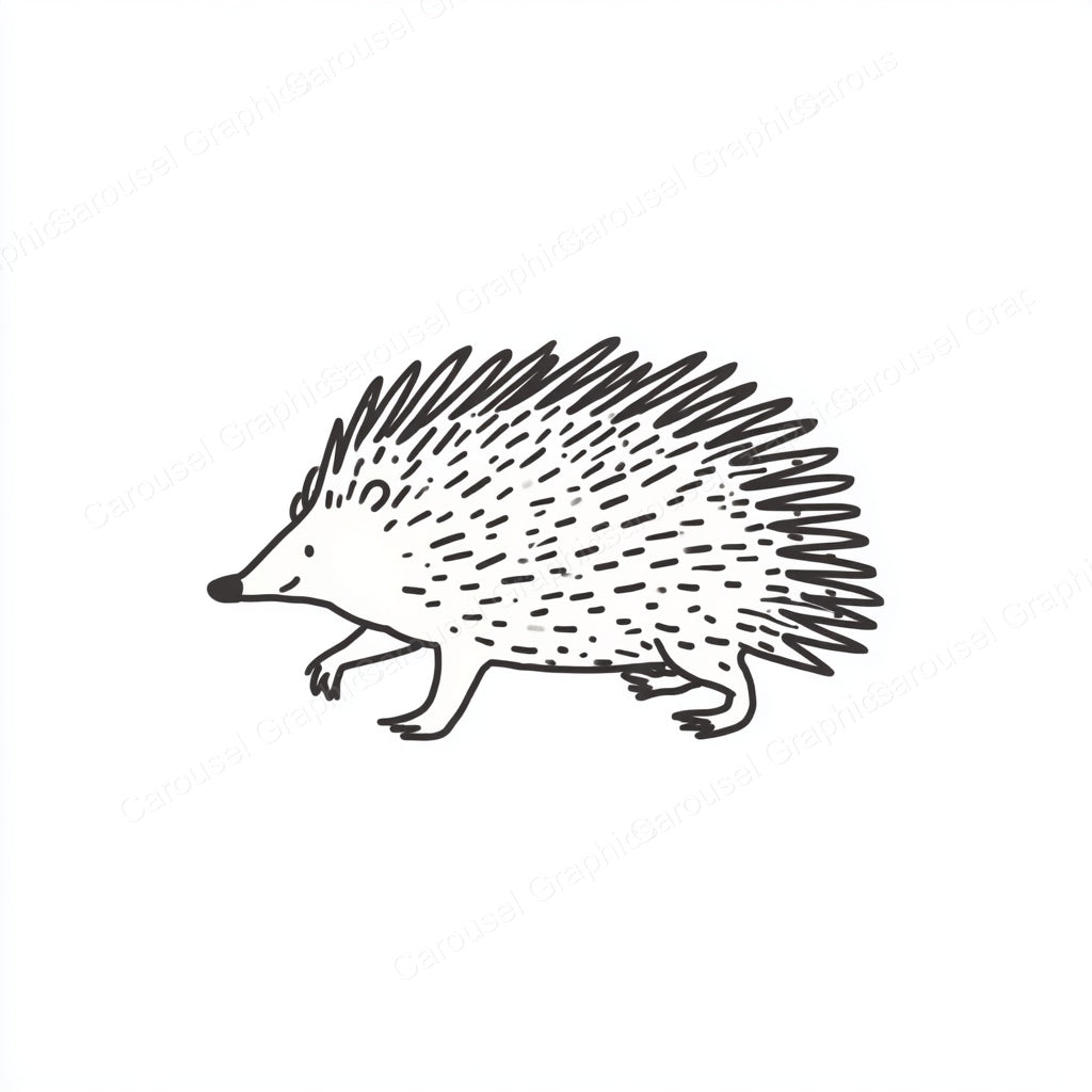 Porcupine Vector Graphic preview