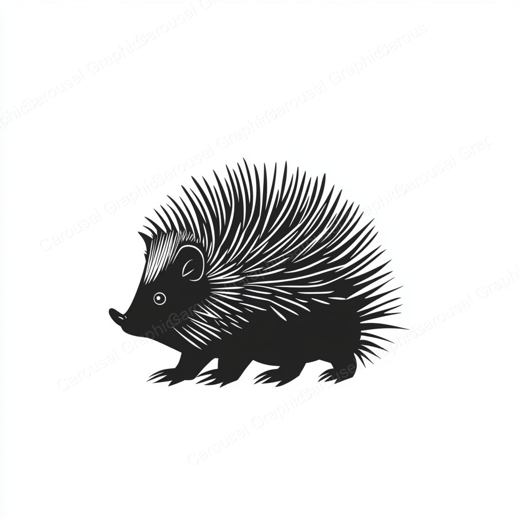 Porcupine Vector Graphic preview