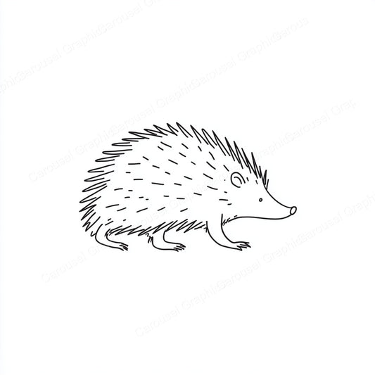 Porcupine Vector Graphic preview