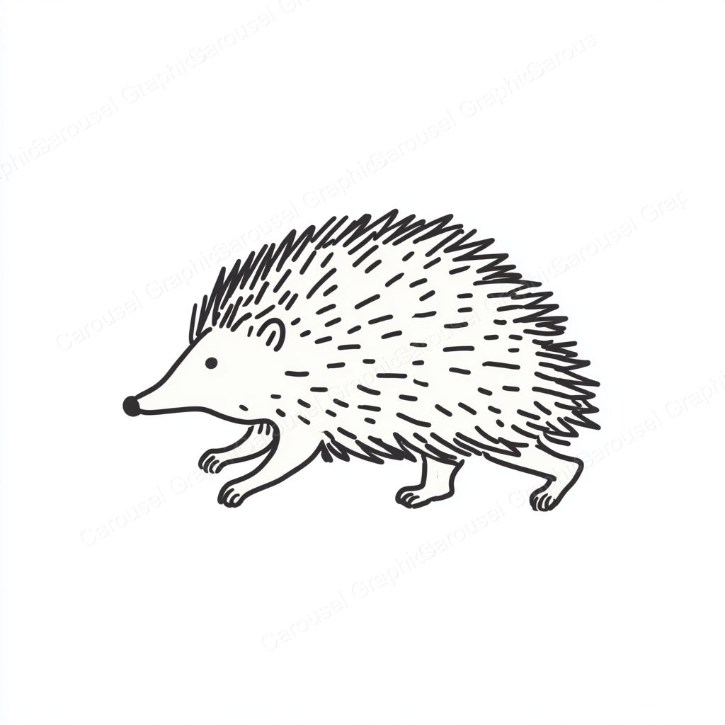 Porcupine Vector Graphic preview
