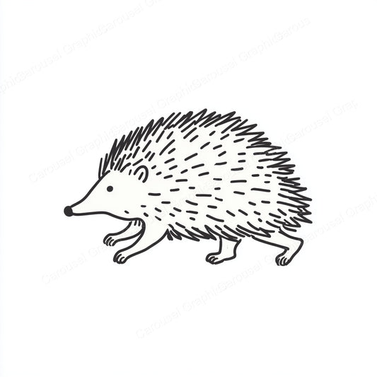 Porcupine Vector Graphic preview