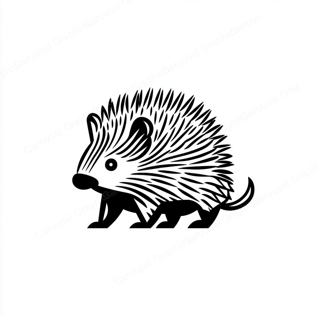 Porcupine Vector Graphic preview
