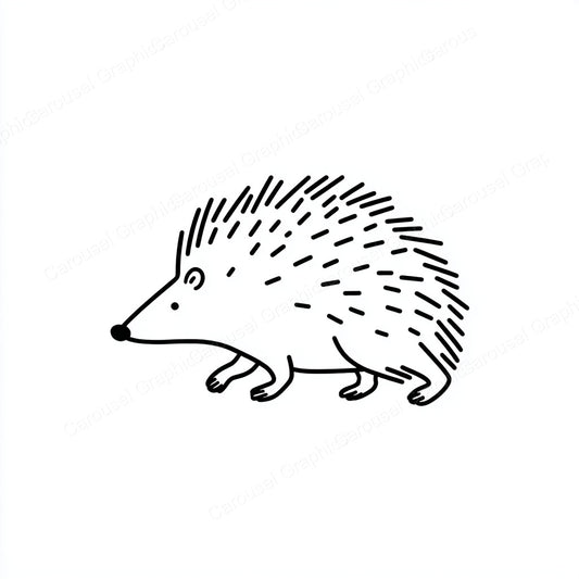 Porcupine Vector Graphic preview