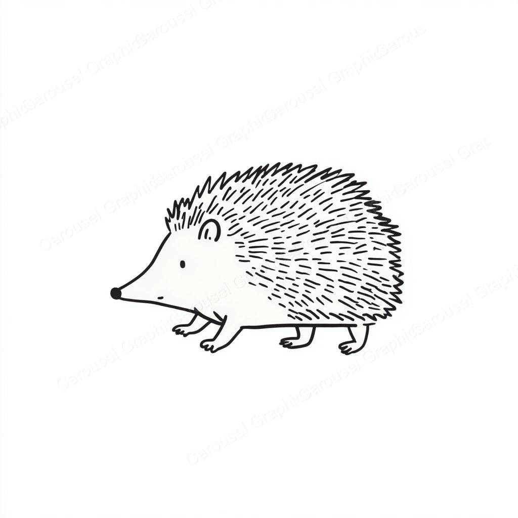 Porcupine Vector Graphic preview