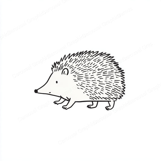 Porcupine Vector Graphic preview