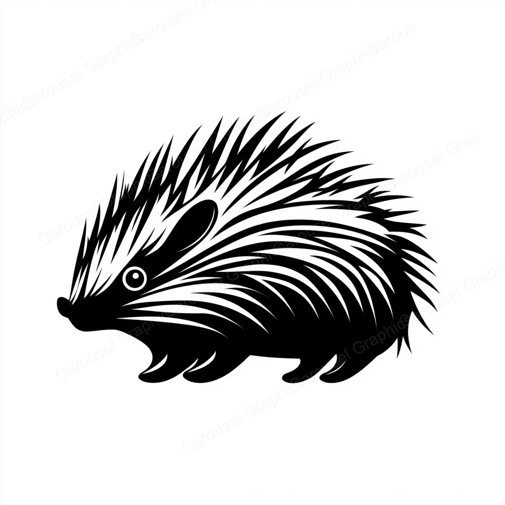 Porcupine Vector Graphic preview