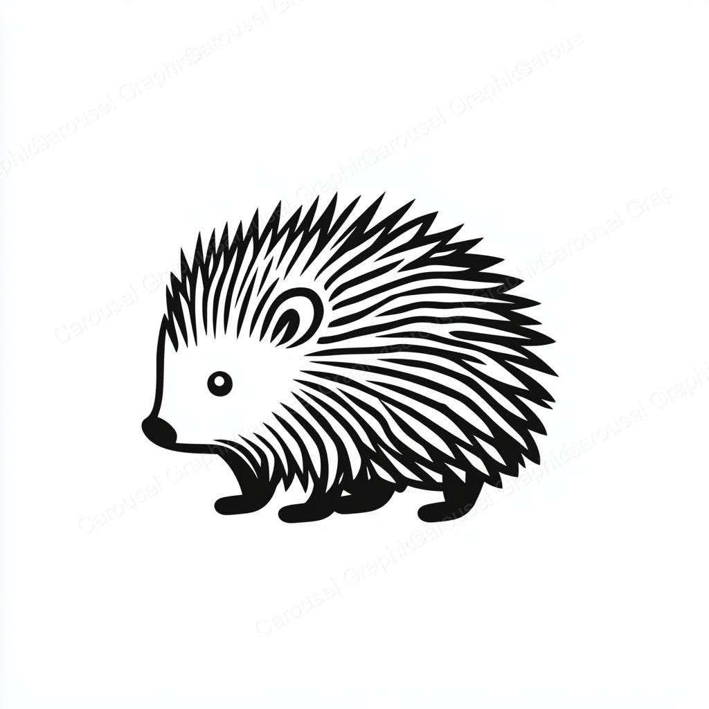 Porcupine Vector Graphic preview