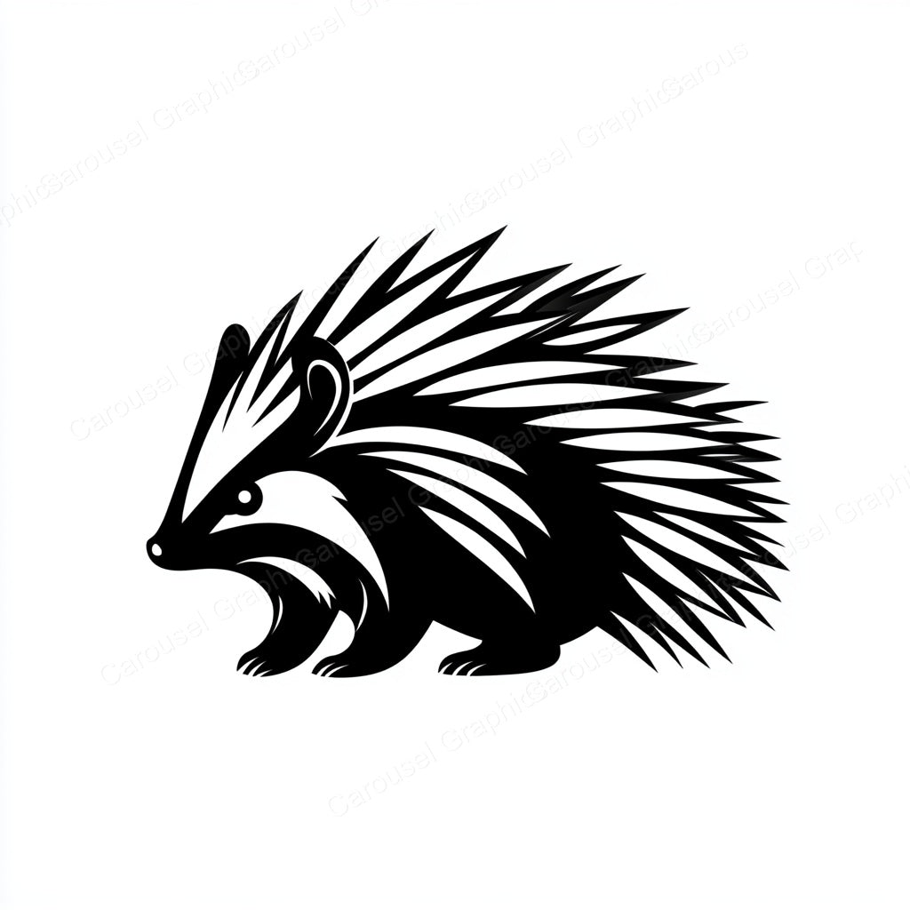 Porcupine Vector Graphic preview