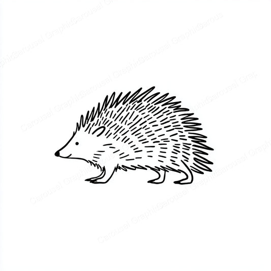 Porcupine Vector Graphic preview