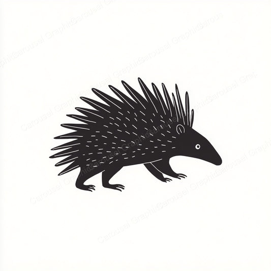 Porcupine Vector Graphic preview