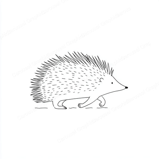 Porcupine Vector Graphic preview