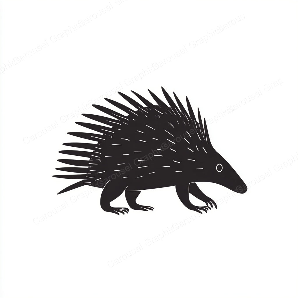 Porcupine Vector Graphic preview