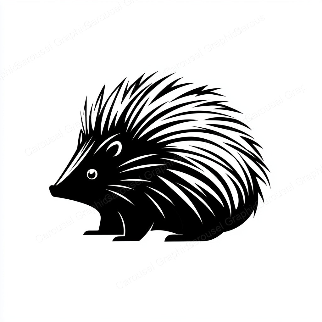 Porcupine Vector Graphic preview