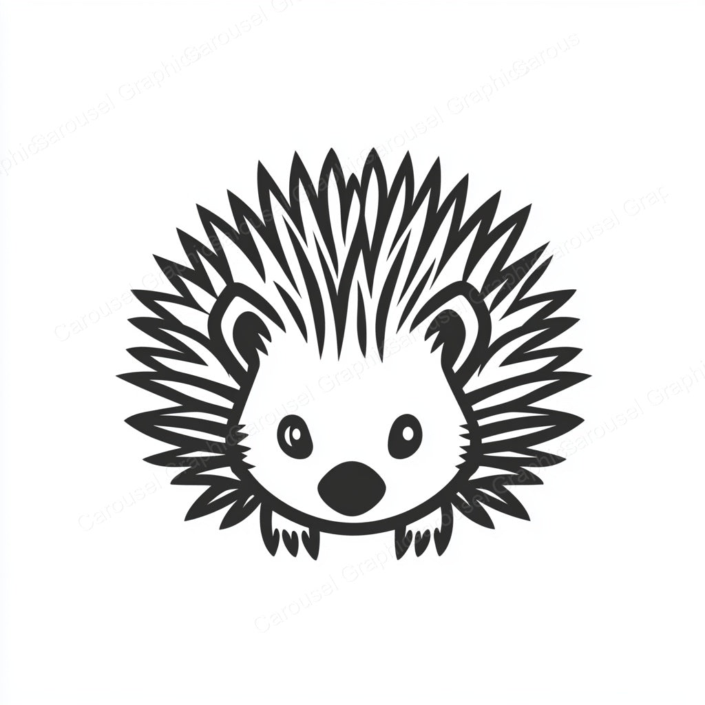 Porcupine Vector Graphic preview