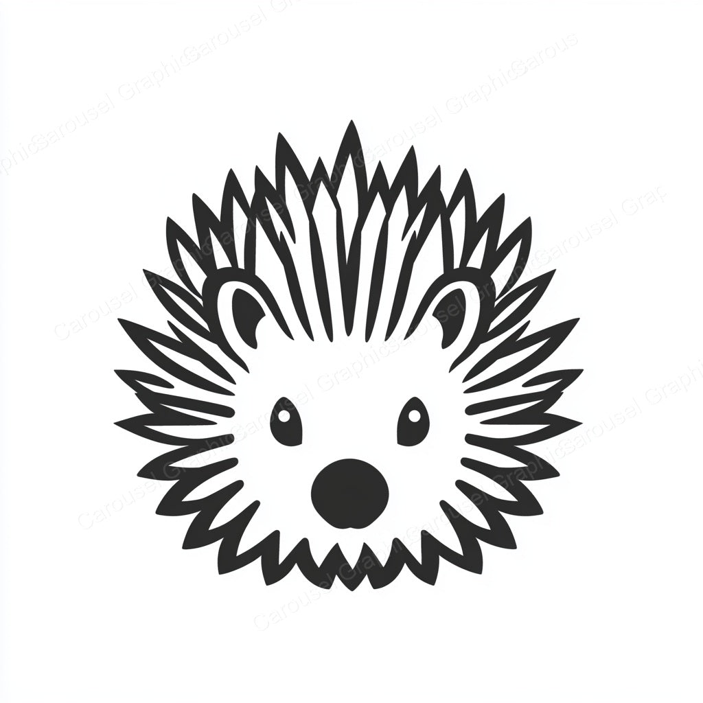 Porcupine Vector Graphic preview