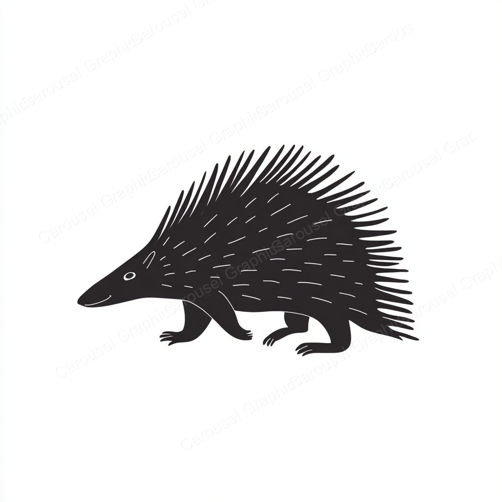 Porcupine Vector Graphic preview