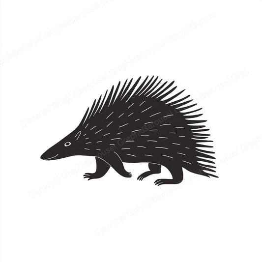 Porcupine Vector Graphic preview