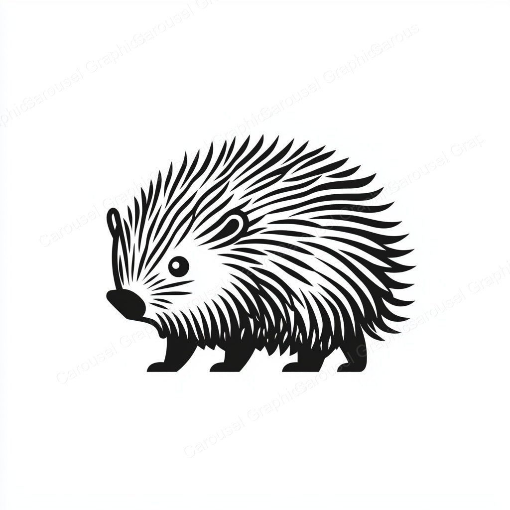 Porcupine Vector Graphic preview