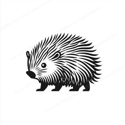 Porcupine Vector Graphic preview