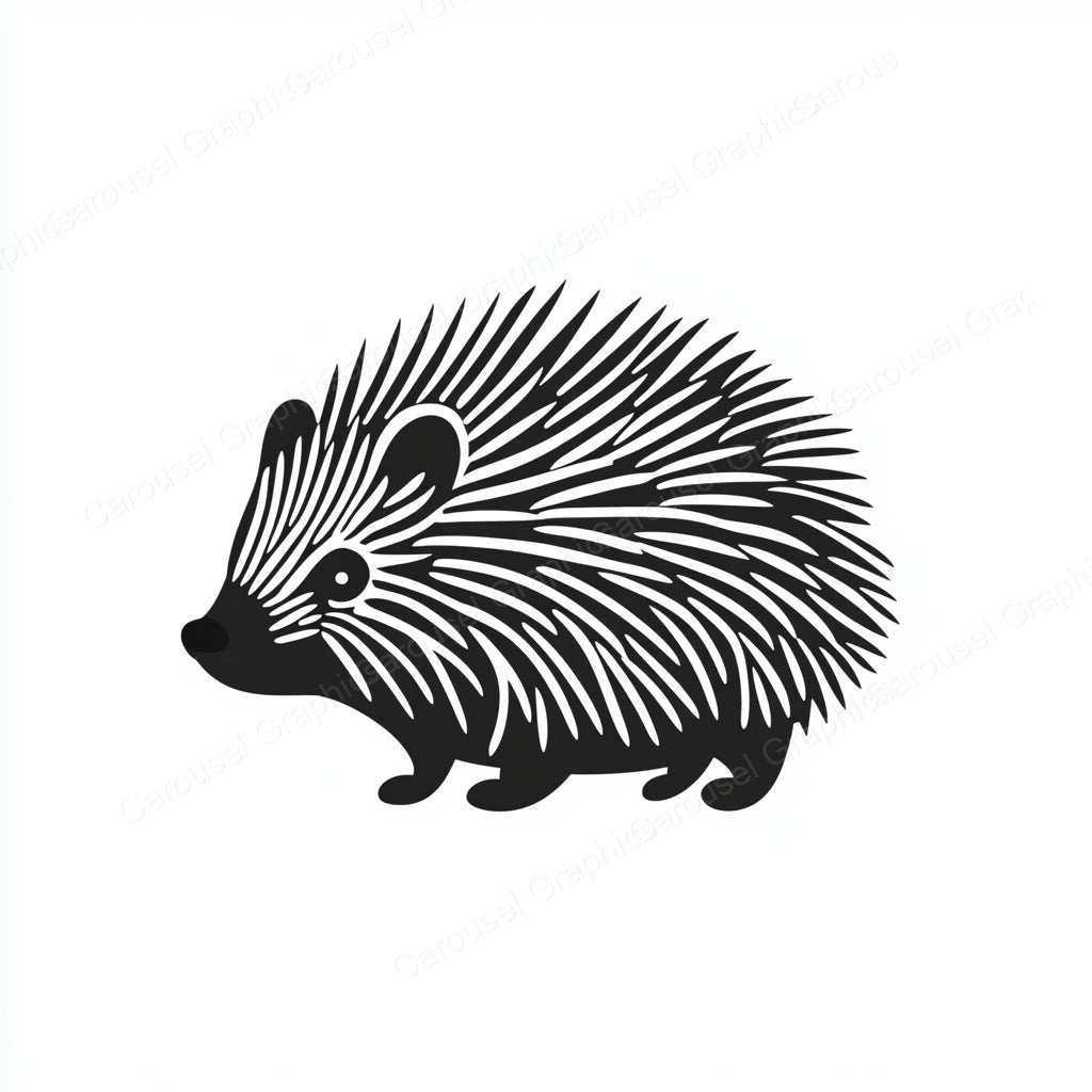 Porcupine Vector Graphic preview
